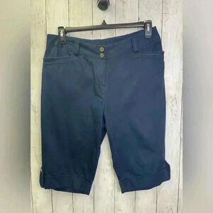 Ashley Stewart Dark Blue Shorts size 12, Summer/Casual